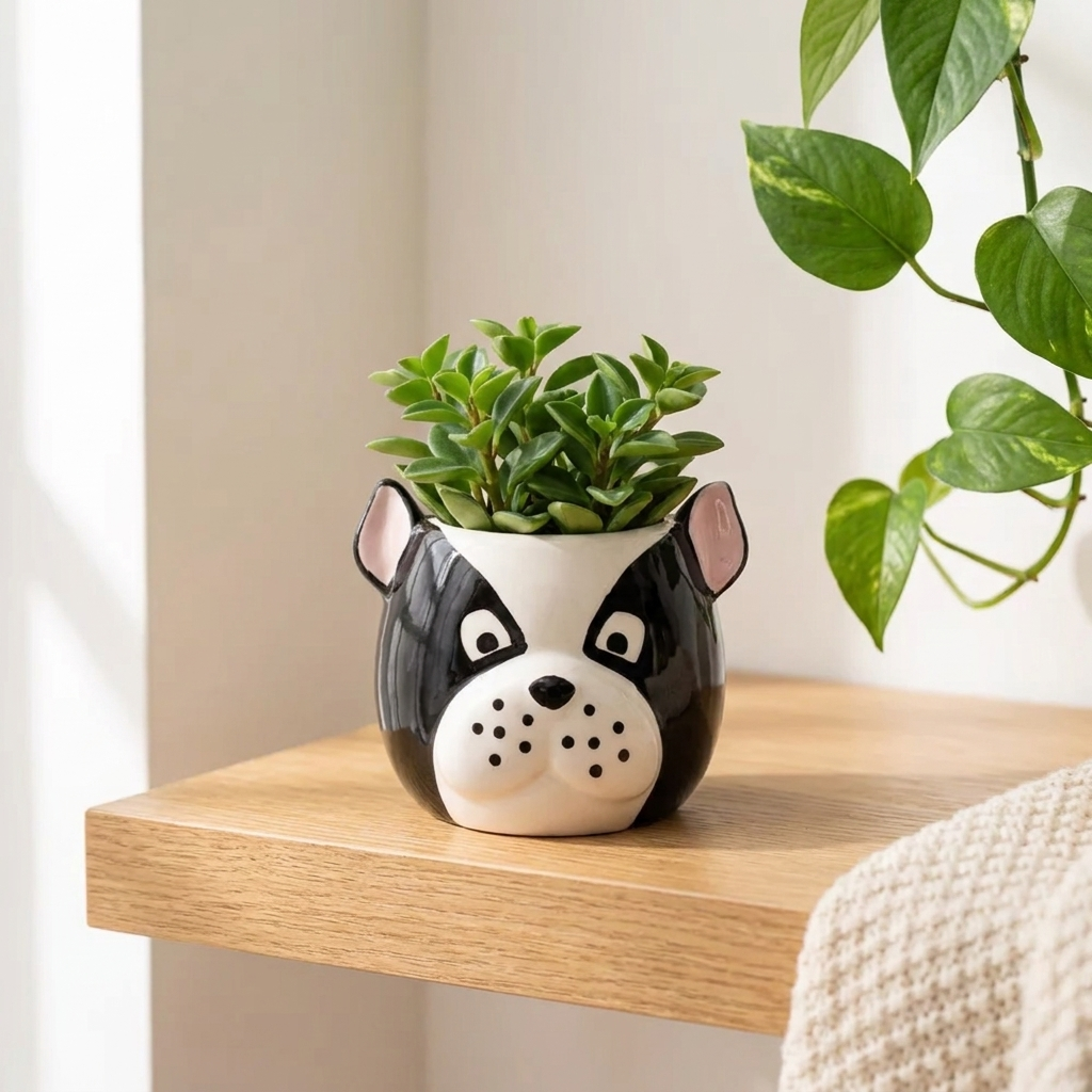 The Puppy Planter - Boston Terrier