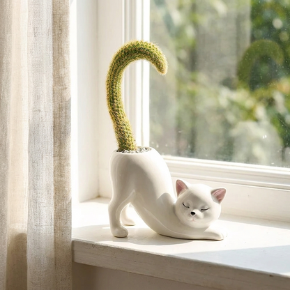 The YogaCat Planter - detail